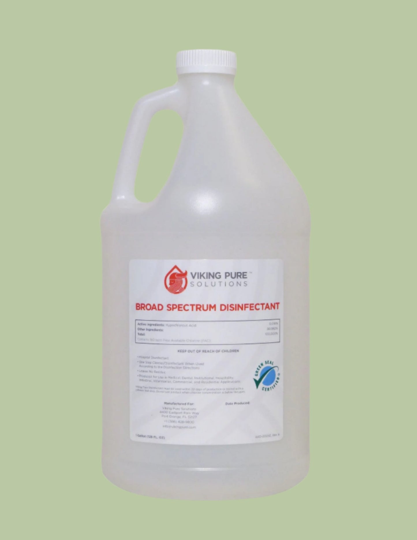 1 gallon - Organic Sanitizer / Disinfectant