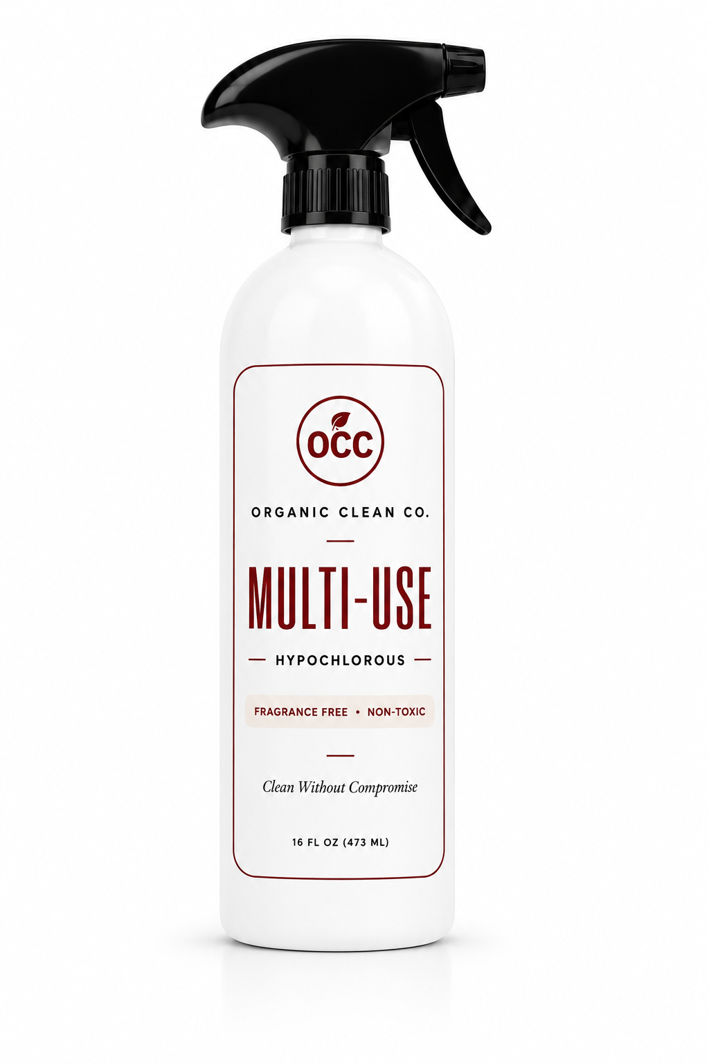 16 oz Bottle, Sprayer & Label - Hypochlorous (empty bottle)