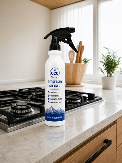 16 oz Bottle, Sprayer & Label - Degreaser / Cleaner (empty bottle)